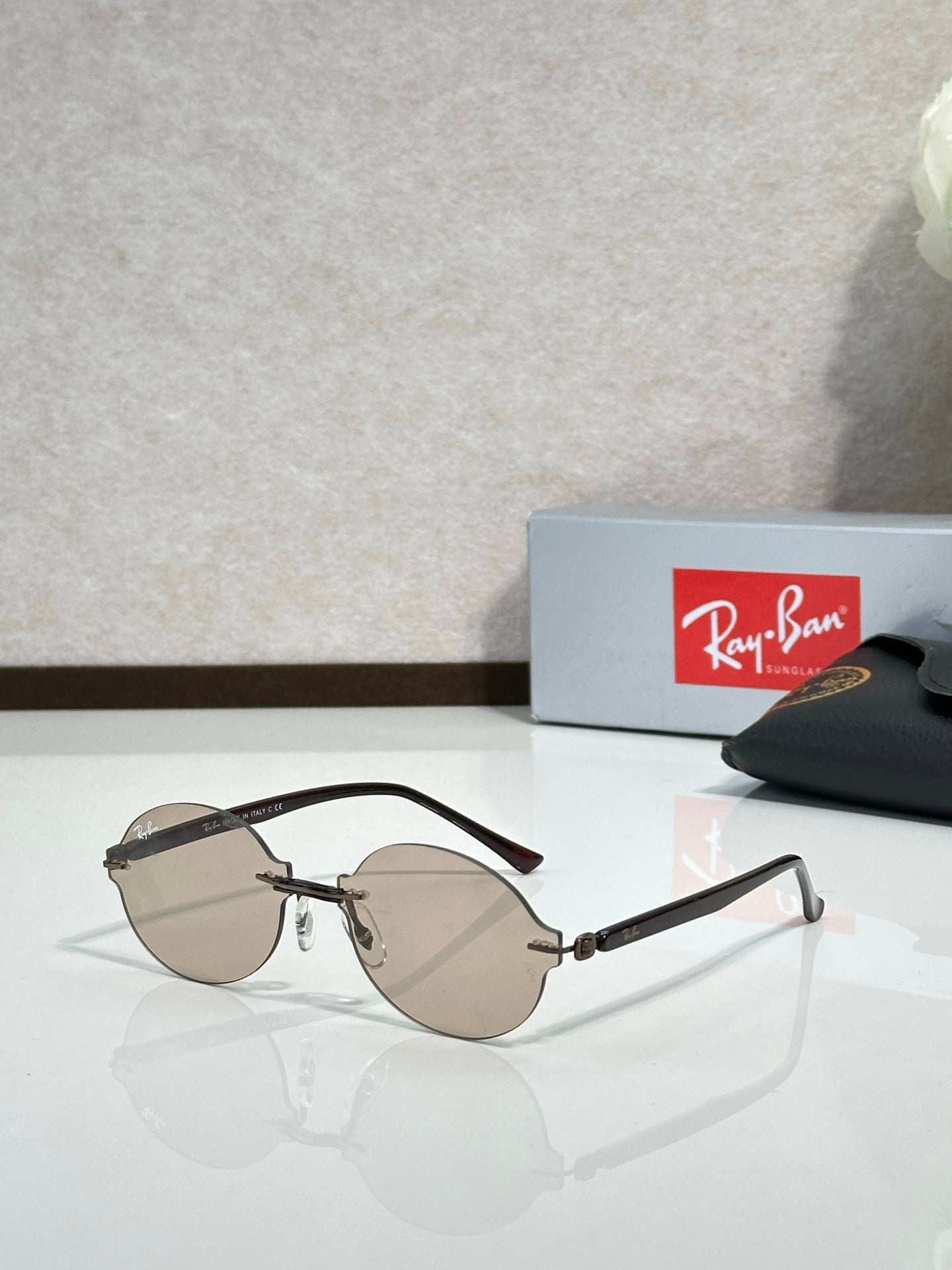 Ray-Ban RB8060 Rectangle Sunglasses | Carbon Fiber Frame | UV400 | Unisex
