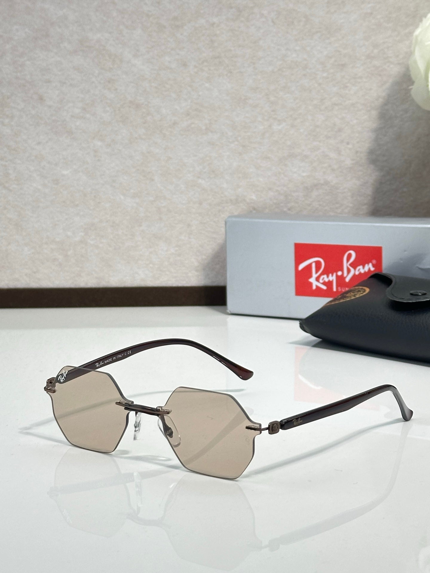 Ray-Ban RB8061 Round Sunglasses | Carbon Fiber Frame | UV400 | Unisex