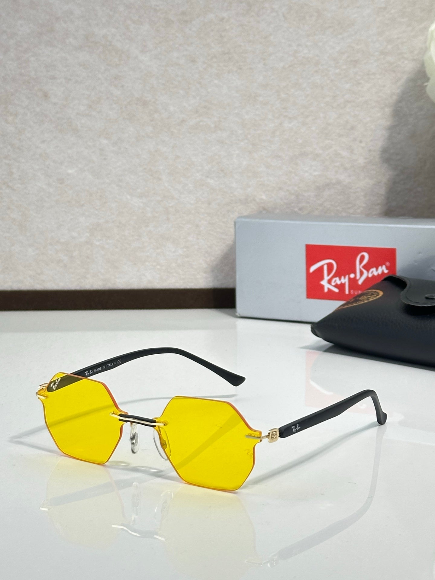 Ray-Ban RB8061 Round Sunglasses | Carbon Fiber Frame | UV400 | Unisex
