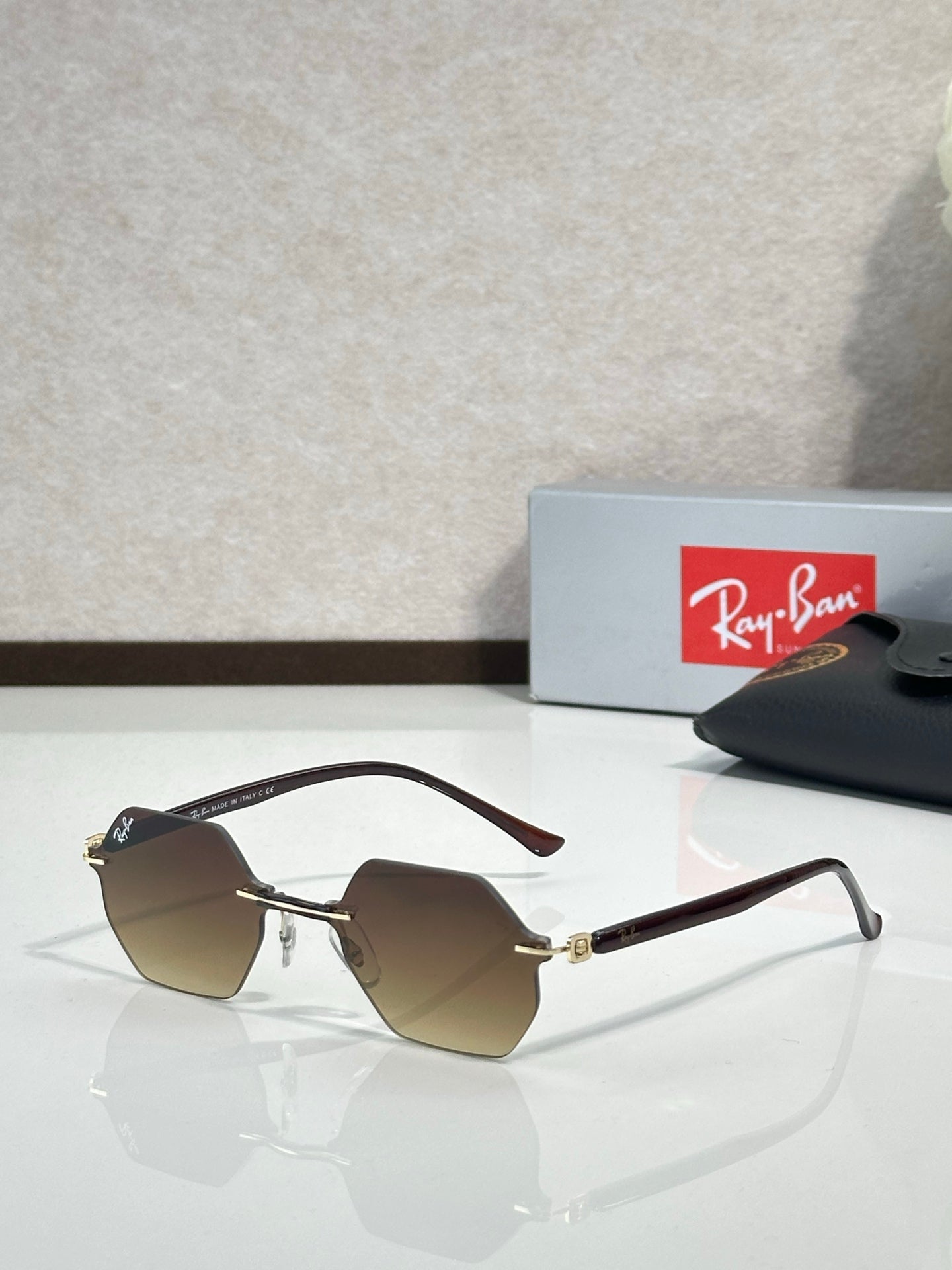 Ray-Ban RB8061 Round Sunglasses | Carbon Fiber Frame | UV400 | Unisex