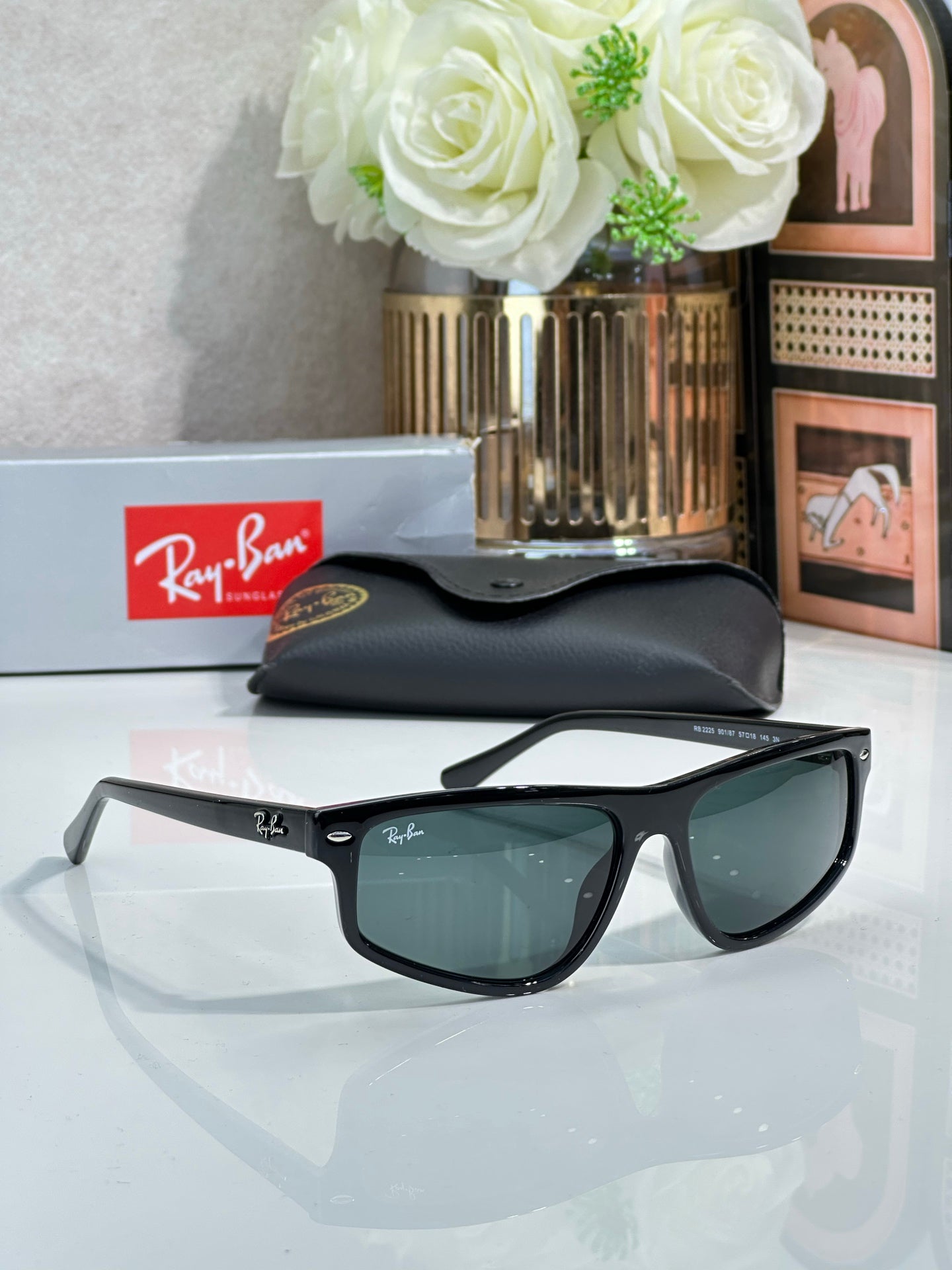 Ray-Ban RB2225 Wayfarer Sunglasses | Acetate Frame | UV400 | Unisex