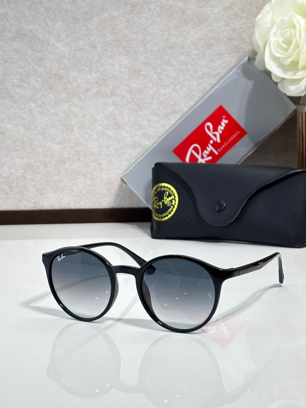 Ray-Ban RB4336-CH Square Sunglasses | Chromance Lens | Acetate Frame | Unisex