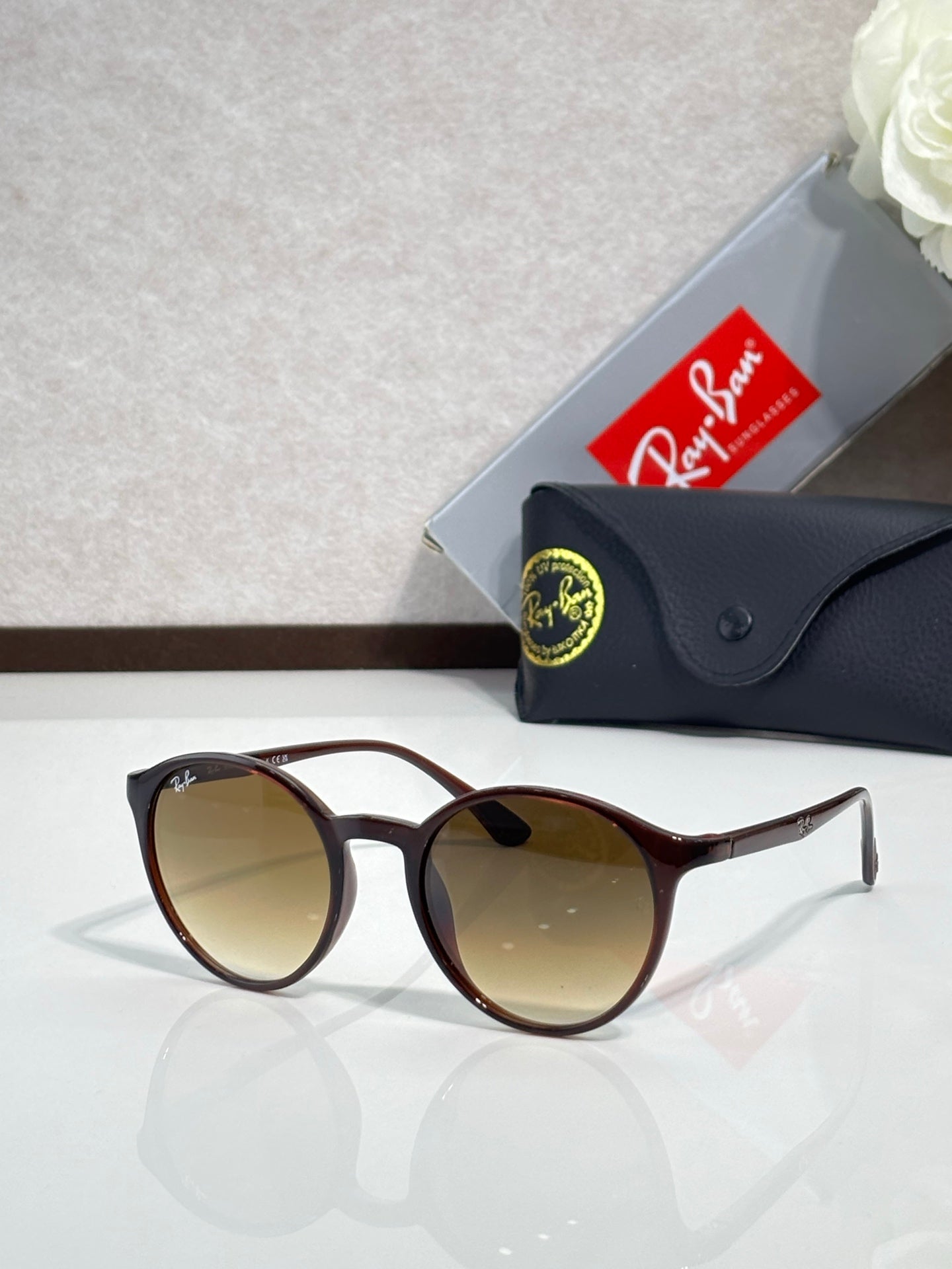 Ray-Ban RB4336-CH Square Sunglasses | Chromance Lens | Acetate Frame | Unisex