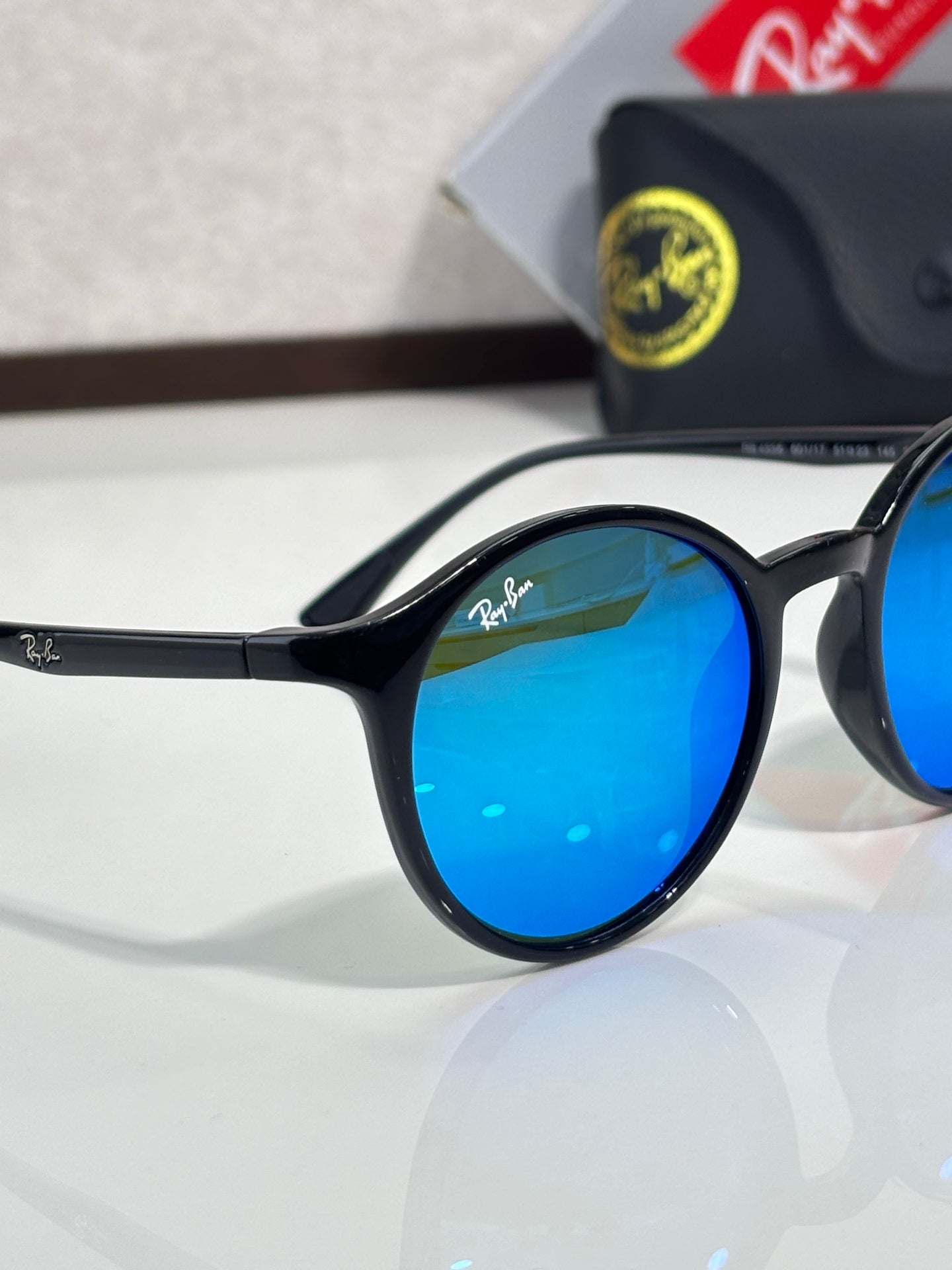 Ray-Ban RB4336-CH Square Sunglasses | Chromance Lens | Acetate Frame | Unisex