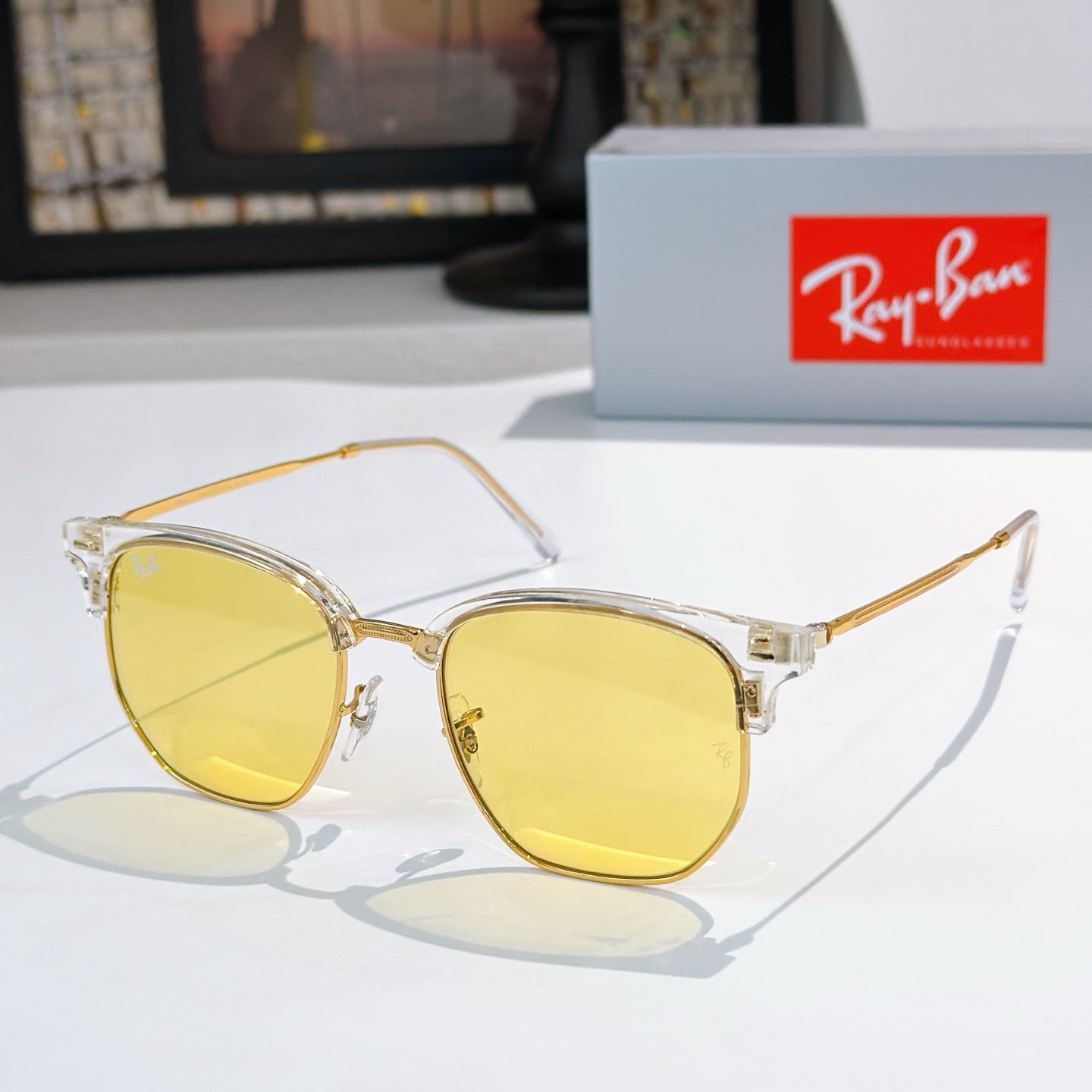 Ray-Ban RB4416 Square Sunglasses | Acetate Frame | UV400 | Unisex