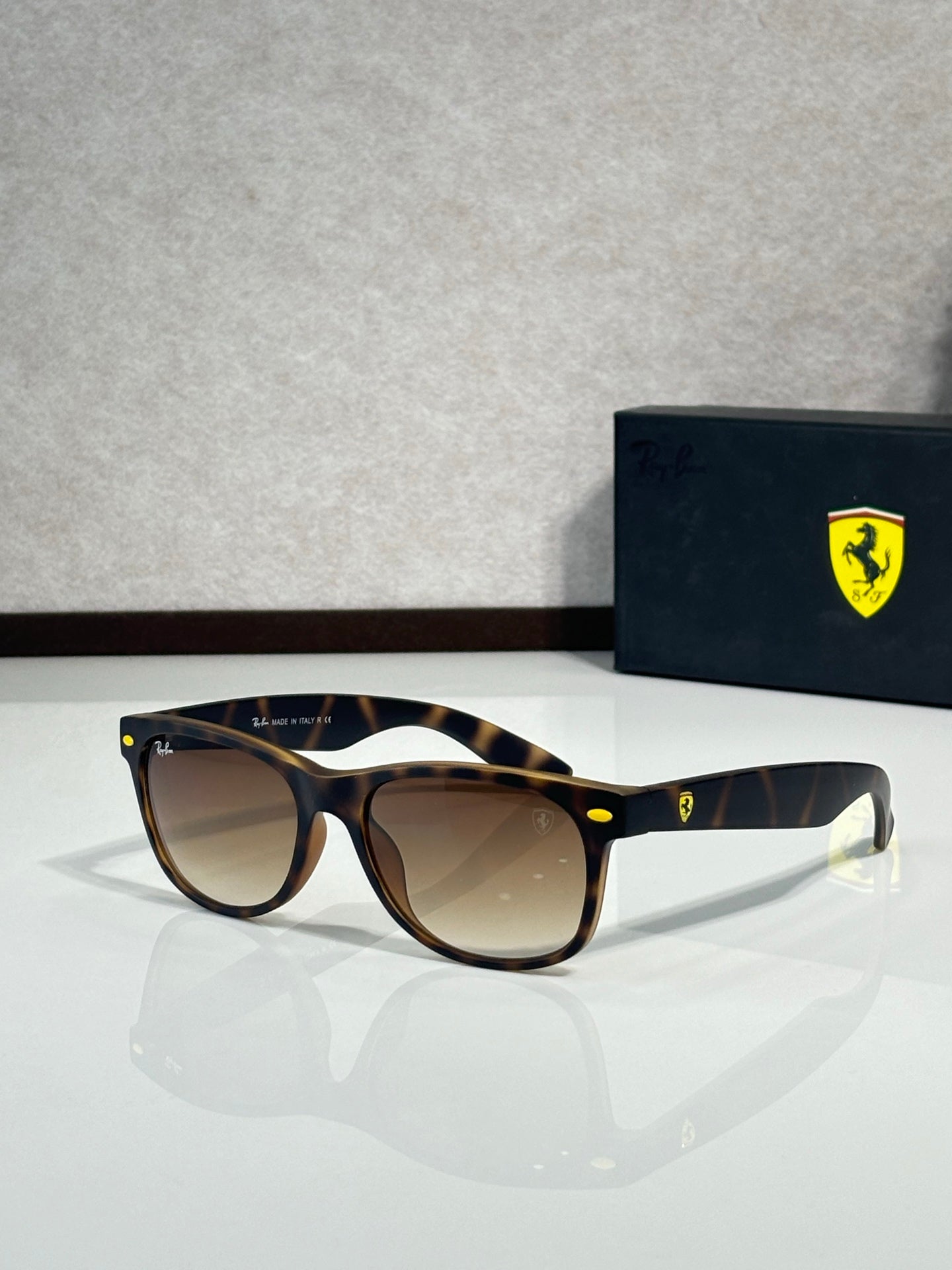 Ray-Ban RB2132M New Wayfarer Sunglasses | Metal & Acetate Frame | UV400 | Unisex