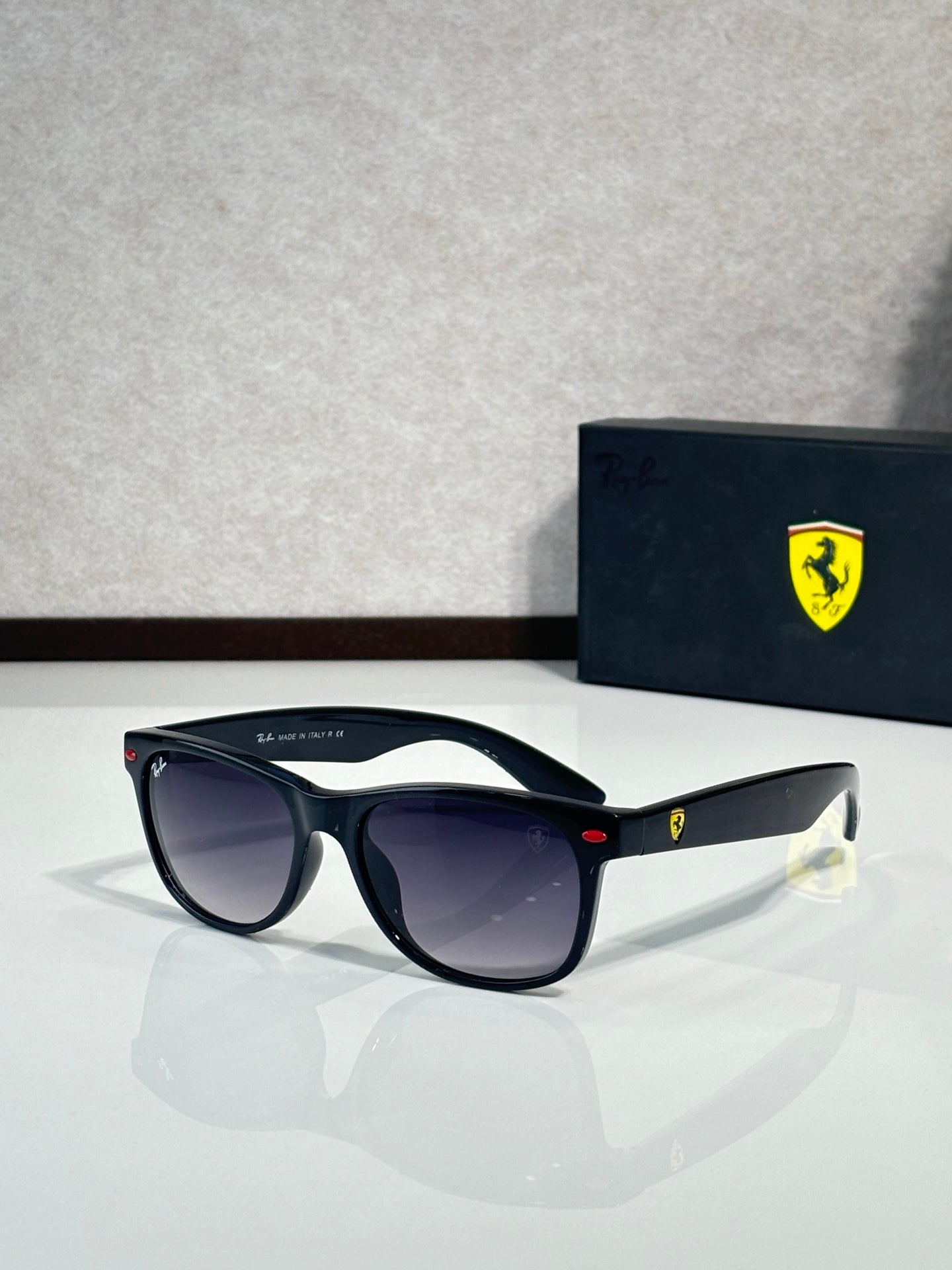 Ray-Ban RB2132M New Wayfarer Sunglasses | Metal & Acetate Frame | UV400 | Unisex