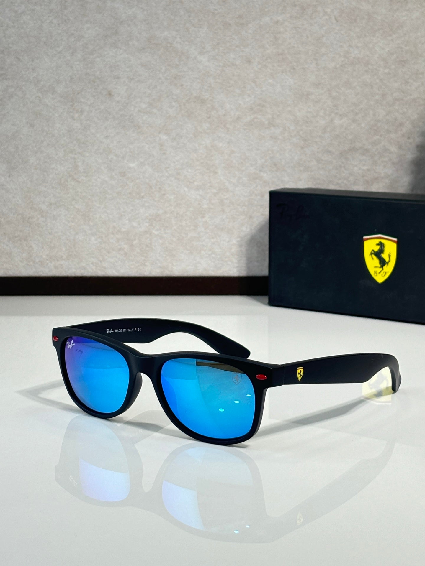 Ray-Ban RB2132M New Wayfarer Sunglasses | Metal & Acetate Frame | UV400 | Unisex