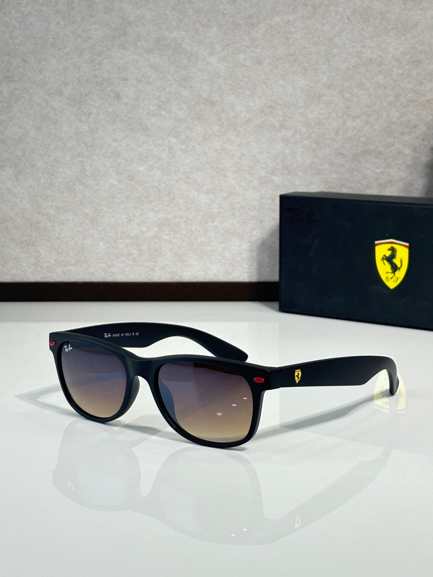 Ray-Ban RB2132M New Wayfarer Sunglasses | Metal & Acetate Frame | UV400 | Unisex