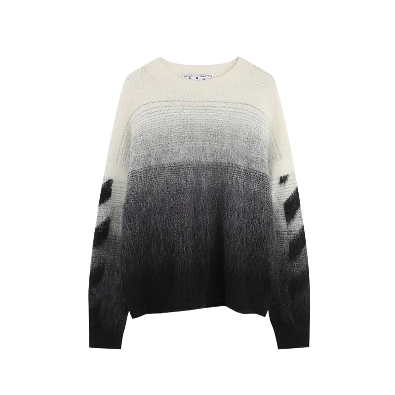 OFF-Whlte Intarsia Knit Sweater#3