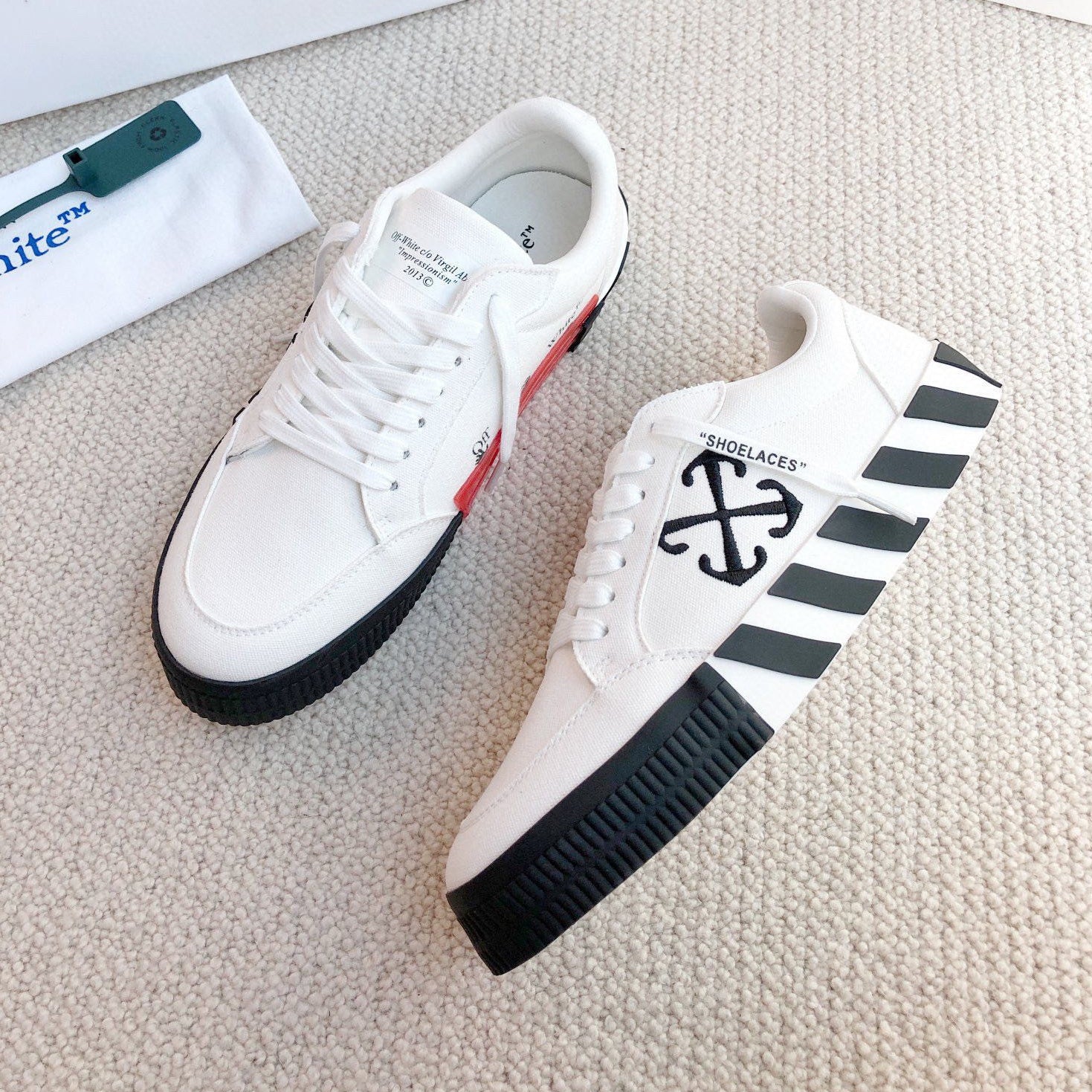 OFF-Whlte Arrow canvas shoes#29