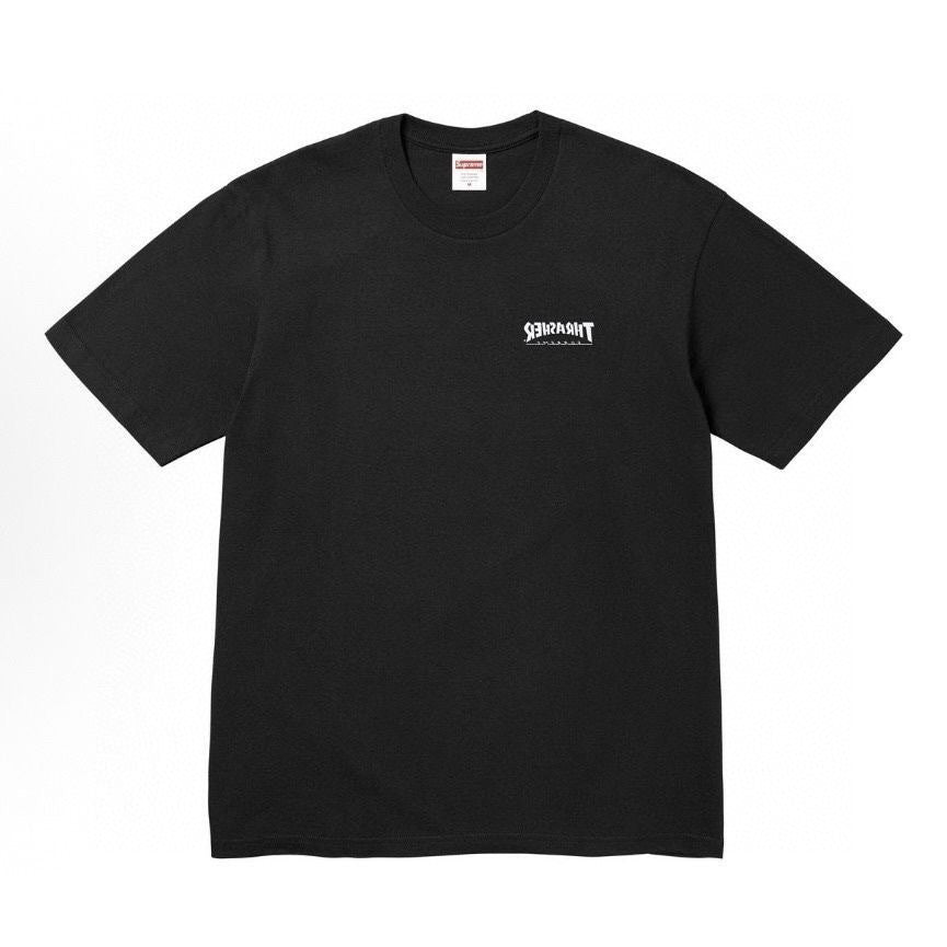 Back Logo Print Unisex Crew Neck T-Shirt