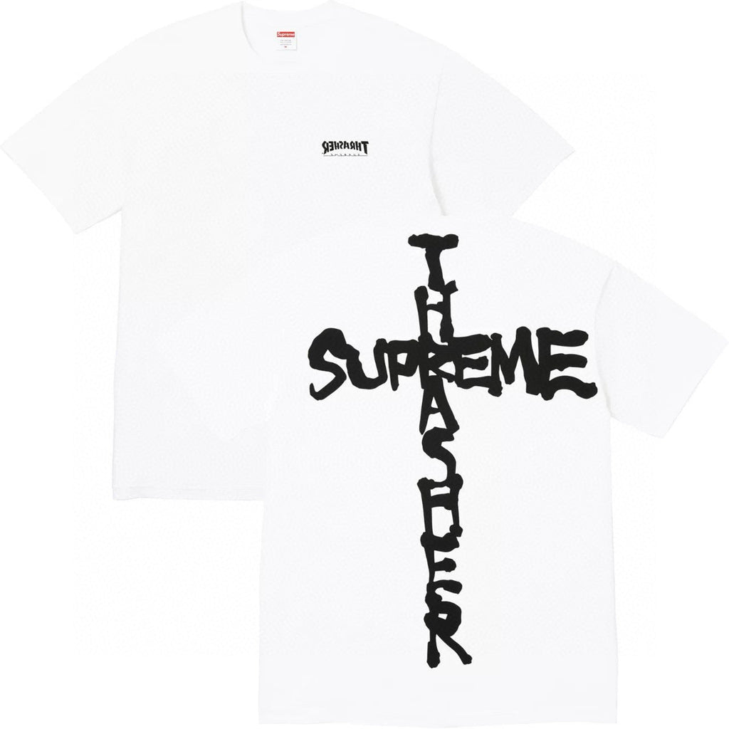 Back Logo Print Unisex Crew Neck T-Shirt