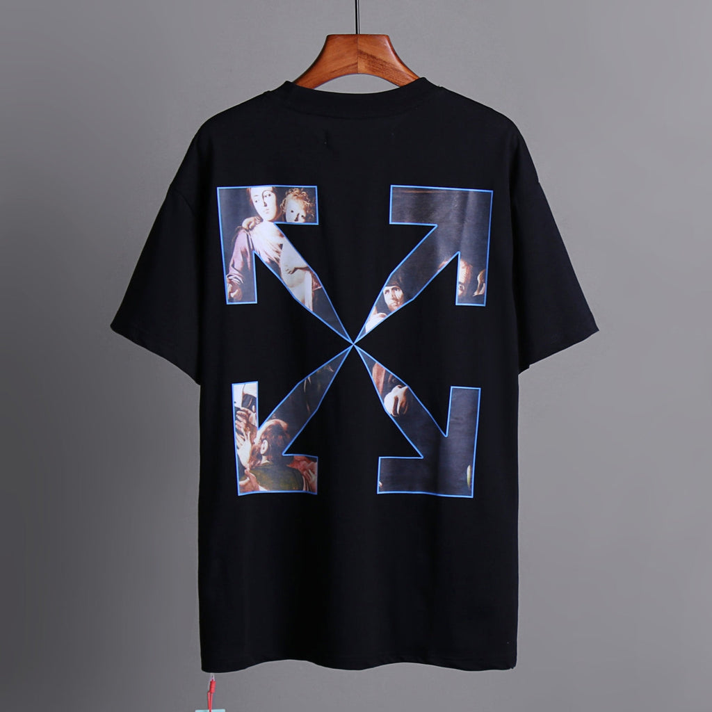 OFF-Whlte Arrow logo print T-shirt#90
