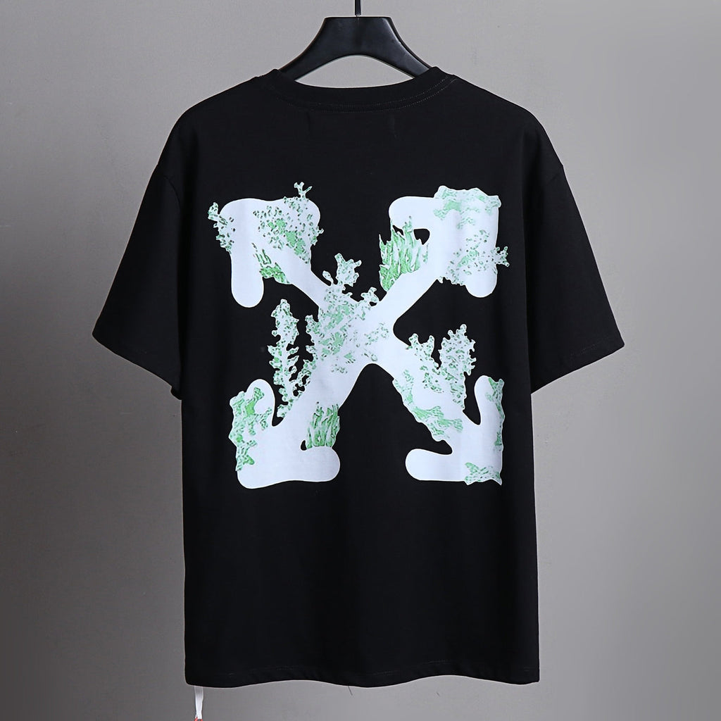 OFF-Whlte Arrow logo print T-shirt#81