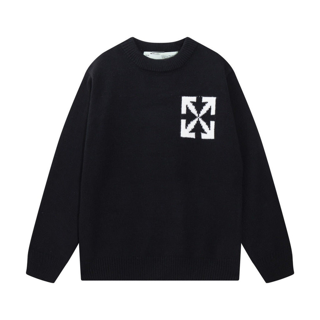 OFF-Whlte Intarsia Knit Sweater#4