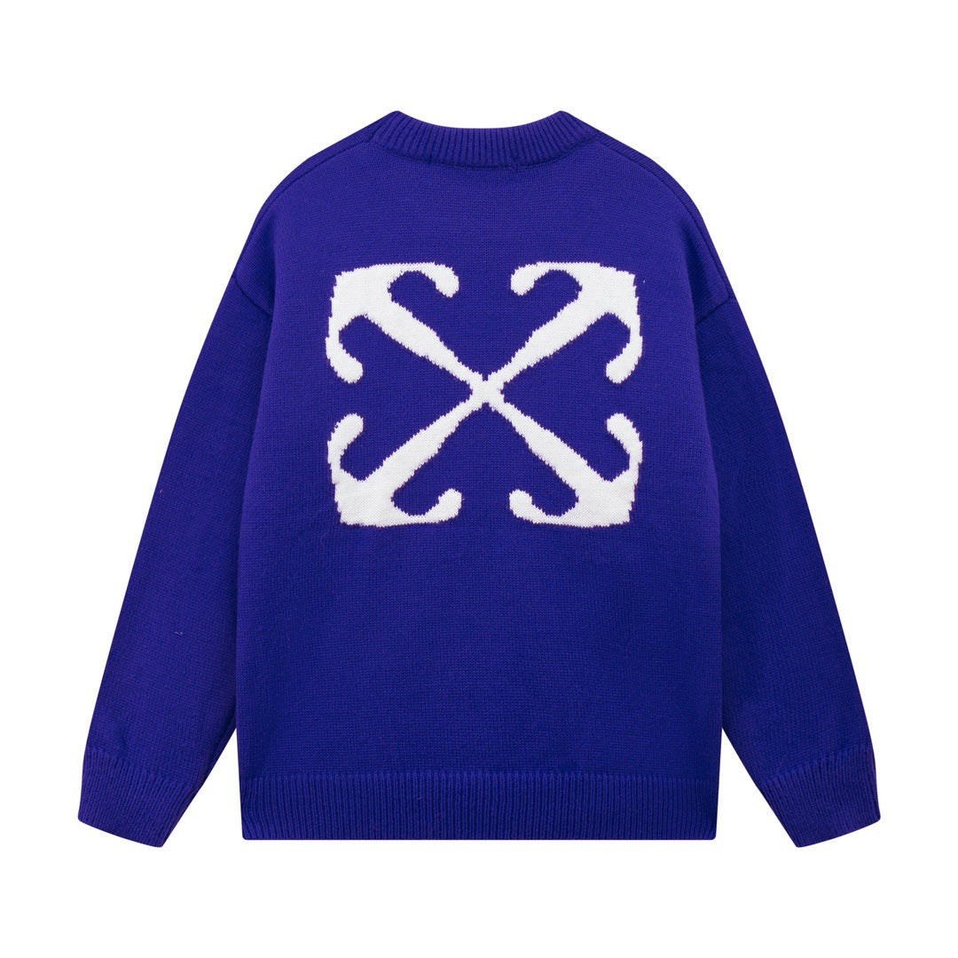 OFF-Whlte Intarsia Knit Sweater#5