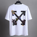 OFF-Whlte Arrow logo print T-shirt#82