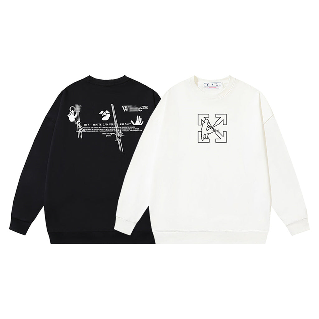 OFF-Whlte Arrow logo sports sweatshirt#114