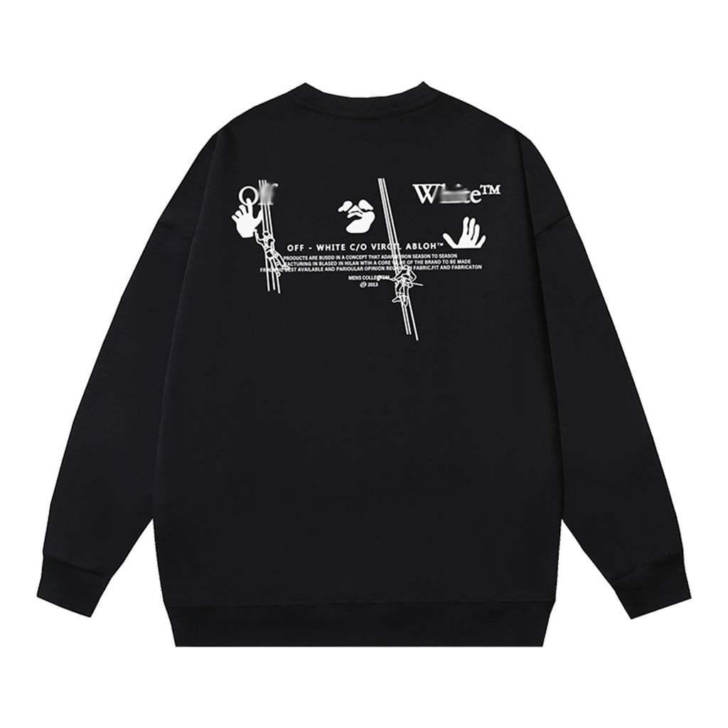 OFF-Whlte Arrow logo sports sweatshirt#114