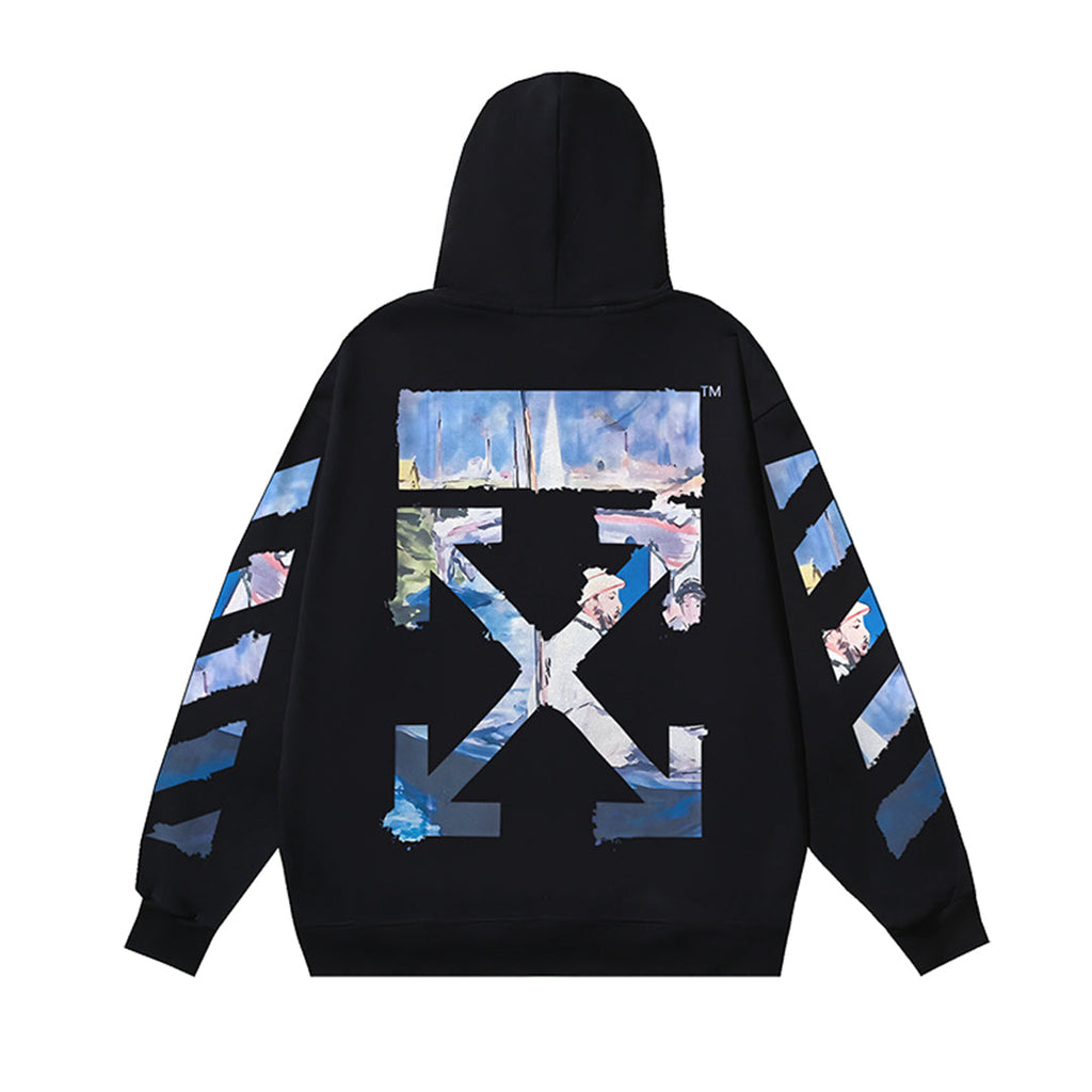 OFF-Whlte Arrow logo sports sweatshirt#4
