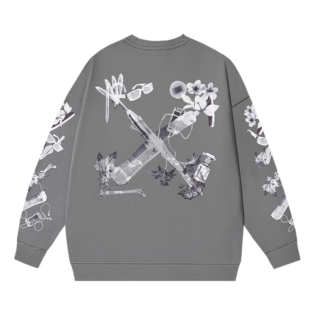 OFF-Whlte Arrow logo sports sweatshirt#1028
